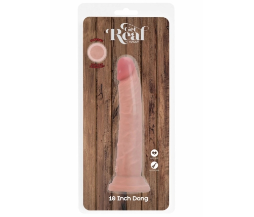 TOYJOY Get Real Deluxe Dual Density Dong TPE 26.5 cm, Supreme Vital Skin