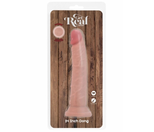 TOYJOY Deluxe Dual Density Dong TPE 36.5 cm Supreme Vital Skin System