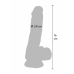 TOYJOY Get Real Clear Dildo TPE 16 cm - Transparent, Flexible Model