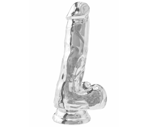 TOYJOY Get Real Clear Dildo TPE 16 cm - Transparent, Flexible Model
