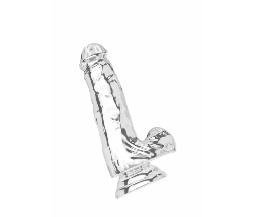 TOYJOY Get Real Clear Dildo TPE 16 cm - Transparent, Flexible Model