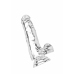 TOYJOY Get Real Clear Dildo TPE 16 cm - Transparent, Flexible Model