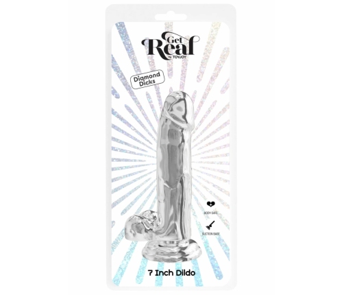 TOYJOY Get Real Clear Model TPE 18 cm Transparent Intimate Device