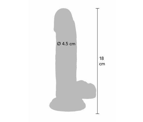TOYJOY Get Real Clear Model TPE 18 cm Transparent Intimate Device