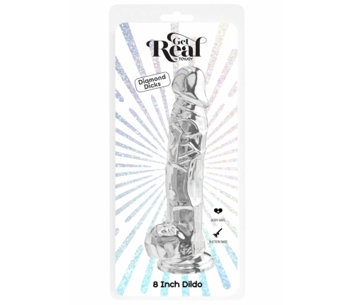 TOYJOY Get Real Clear TPE Model 22.5 cm Transparent Intimate Device