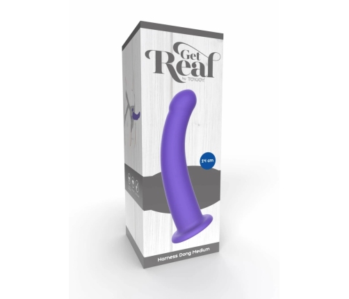 Get Real Harness Dong Silicone M - Anatomical Silicone Attachment