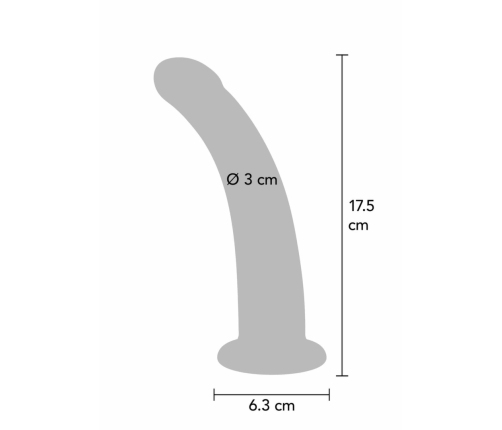 Get Real Harness Dong Silicone L - Anatomical Silicone Attachment