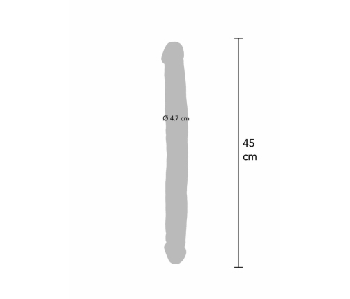 TOYJOY Get Real Double Dong PVC 45 cm Flexible Dual-Ended Model