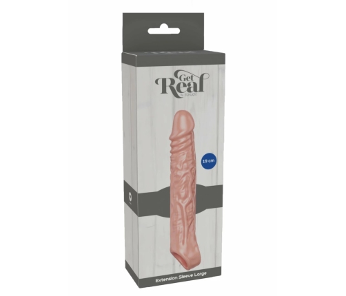 TOYJOY Get Real Extension Sleeve TPE Large 19 cm - Flexible Enhancer