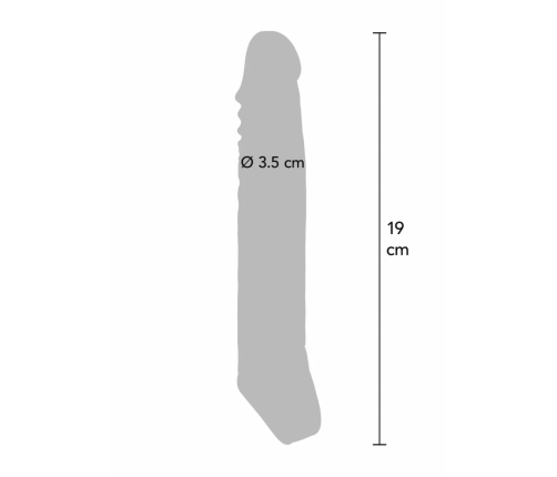 TOYJOY Get Real Extension Sleeve TPE Large 19 cm - Flexible Enhancer