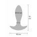 TOYJOY The Brave Vibrating Anal Plug Remote Control Silicone Black