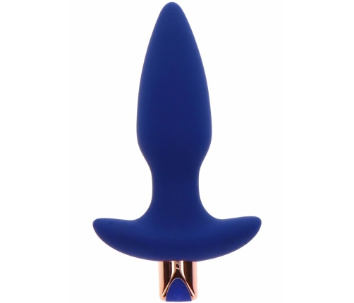 TOYJOY The Sparkle Vibrating Anal Plug with Remote, 6 Modes, Black