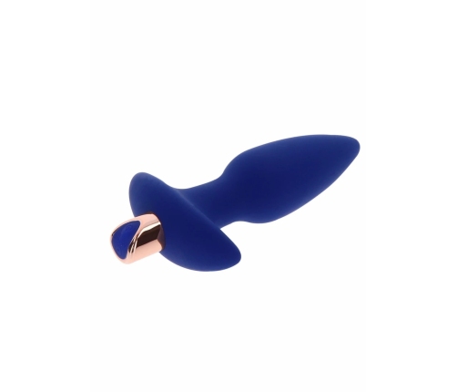 TOYJOY The Sparkle Vibrating Anal Plug with Remote, 6 Modes, Black