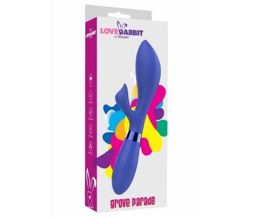 TOYJOY Grove Parade Vibrator Silicone USB 7 Modes Pink