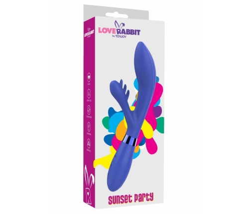 TOYJOY Sunset Party Vibrator - Silicone, 7 Modes, USB Rechargeable