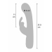 Love Rabbit Exciting Rabbit Vibrator Silicone 7 Modes USB Pink