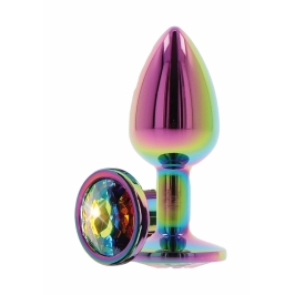 TOYJOY Twilight Booty Jewel Small Rainbow Aluminium Plug