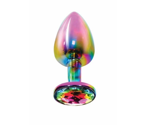 TOYJOY Twilight Booty Jewel Small Rainbow Aluminium Plug