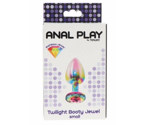 TOYJOY Twilight Booty Jewel Small Rainbow Aluminium Plug