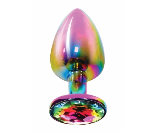TOYJOY Twilight Booty Jewel Large Rainbow Aluminium Plug