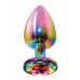 TOYJOY Twilight Booty Jewel Large Rainbow Aluminium Plug