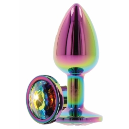 TOYJOY Twilight Booty Jewel Large Rainbow Aluminium Plug