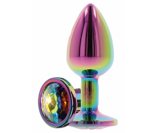 TOYJOY Twilight Booty Jewel Large Rainbow Aluminium Plug