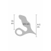 TOYJOY Bum Buster Silicone Anal Plug with Retrieval Loop Black