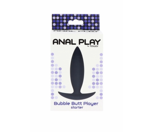 TOYJOY Bubble Butt Player Starter Silicone Plug Black Small