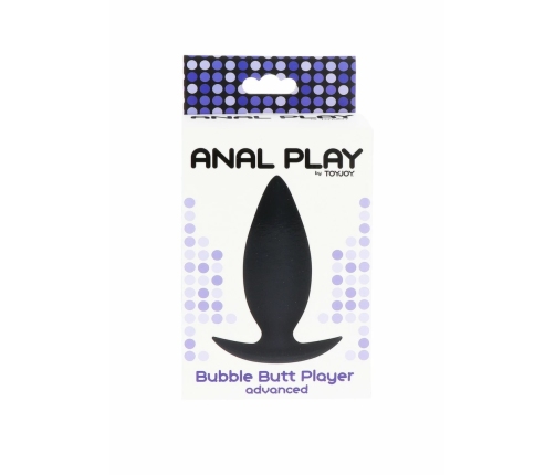 TOYJOY Bubble Butt Player Advanced Silicone Plug Black Large