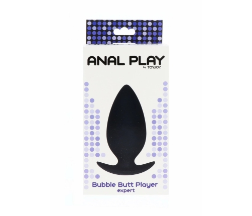 TOYJOY Bubble Butt Player Expert Silicone Plug - Advanced Size, Black