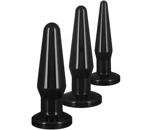 TOYJOY Best Butt Buddies Set - 3-Piece TPE Anal Plug Collection