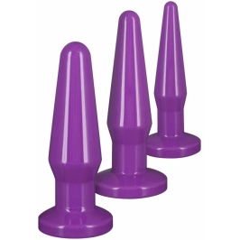 TOYJOY Best Butt Buddies Set - 3-Piece TPE Anal Plug Collection