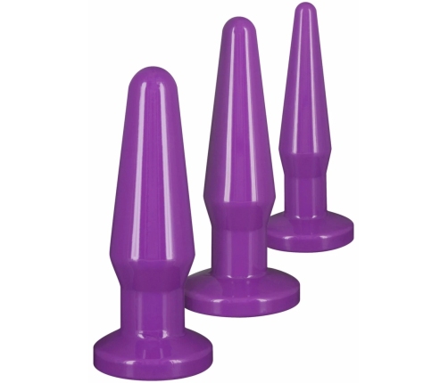 TOYJOY Best Butt Buddies Set - 3-Piece TPE Anal Plug Collection
