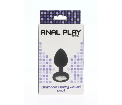 TOYJOY Diamond Booty Jewel Small Silicone Plug with Gemstone Accent