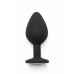 TOYJOY Diamond Booty Jewel Medium Silicone Plug with Gem Accent