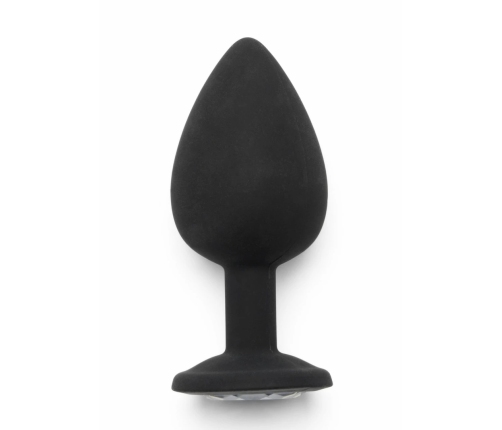 TOYJOY Diamond Booty Jewel Large Silicone Plug with Gemstone Accent