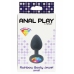 TOYJOY Rainbow Booty Jewel Small Silicone Plug with Multicolor Gem