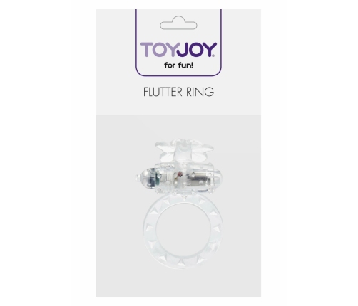 Flutter Ring Vibrating Silicone Intimate Ring - Adjustable Fit