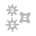 Tickle C-Rings Set - Flexible TPR, 3 Sizes, Smooth & Textured Design