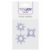 Tickle C-Rings Set - Flexible TPR, 3 Sizes, Smooth & Textured Design