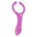 Vibrating Clit-Stim C-Ring by Dream Toys - Silicone, Textured, Black
