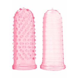 Sexy Finger Ticklers TPR Finger Sleeve with Textured Surface