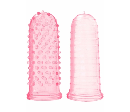 Sexy Finger Ticklers TPR Finger Sleeve with Textured Surface