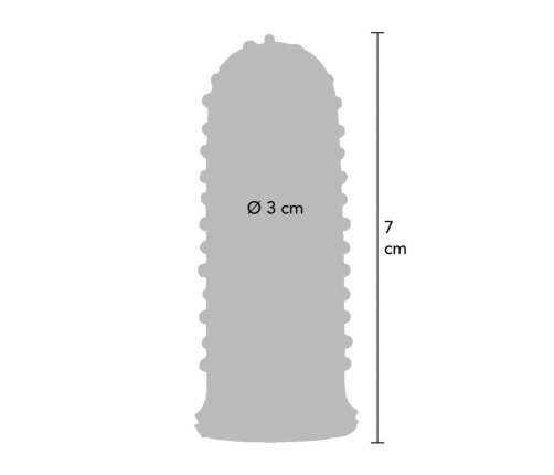 Sexy Finger Ticklers TPR Finger Sleeve with Textured Surface