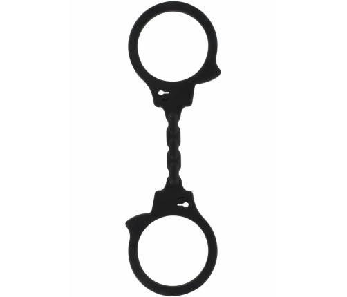 Stretchy Fun Cuffs Silicone Flexible Restraint System Black