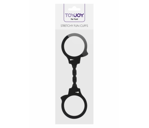 Stretchy Fun Cuffs Silicone Flexible Restraint System Black