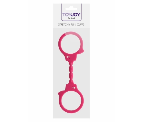 Stretchy Fun Cuffs Silicone Flexible Hand Restraints Black