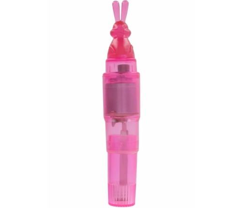 Bunny Stimulator Pink Compact Silicone Intimate Device 8713221016539