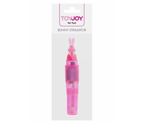 Bunny Stimulator Pink Compact Silicone Intimate Device 8713221016539